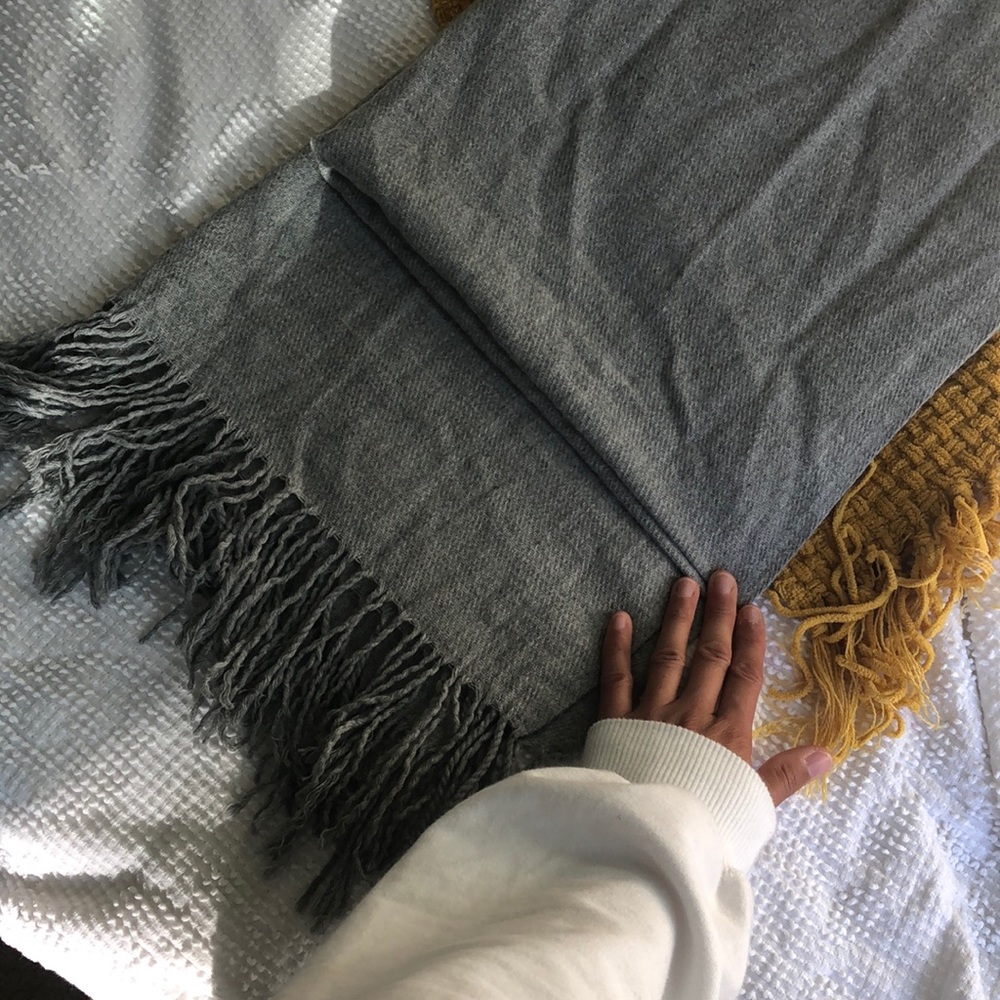 Gray scarf